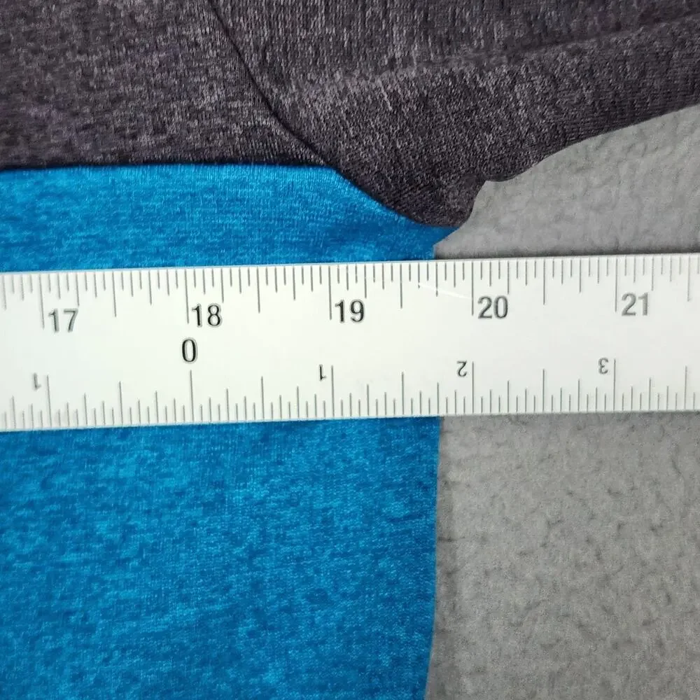 The North Face Surgent Hoodie Mens Small Blue Gray Pullover Fleece A2V4M